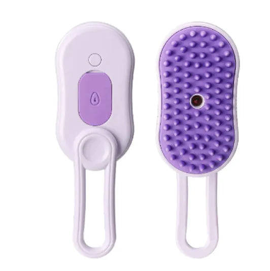 Pet steam brush